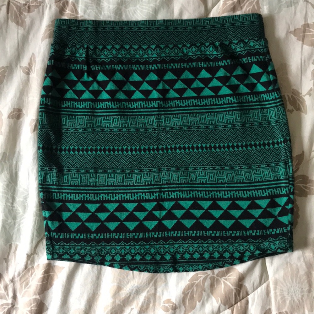 Urban Outfitters Sparkle & Fade Skirt Green